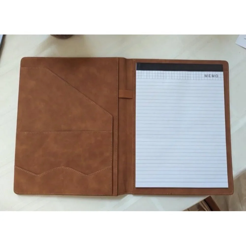 New Padfolio Portfolio Leather Binder, Interview Legal Document Organizer